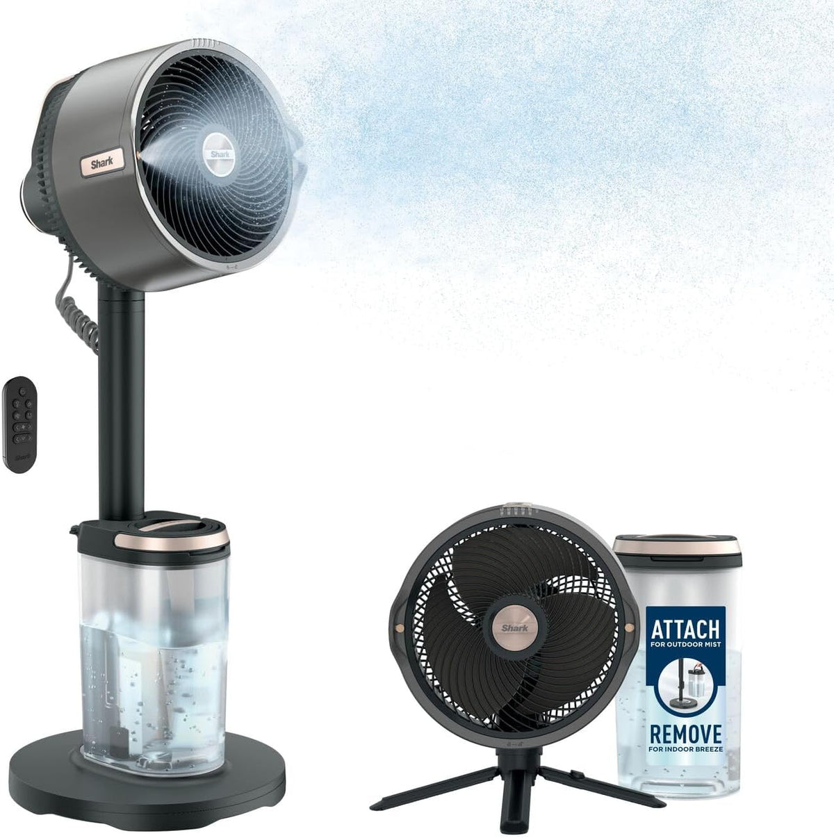 Shark FlexBreeze Pro Mist Ventilator – Die ultimative mobile Kühlung für Sommer und Garten