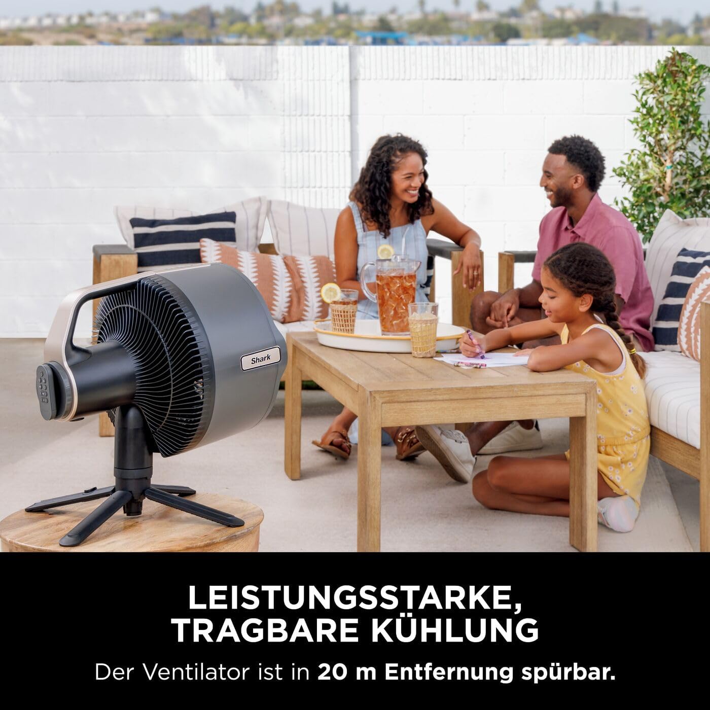 Shark FlexBreeze Pro Mist Ventilator – Die ultimative mobile Kühlung für Sommer und Garten